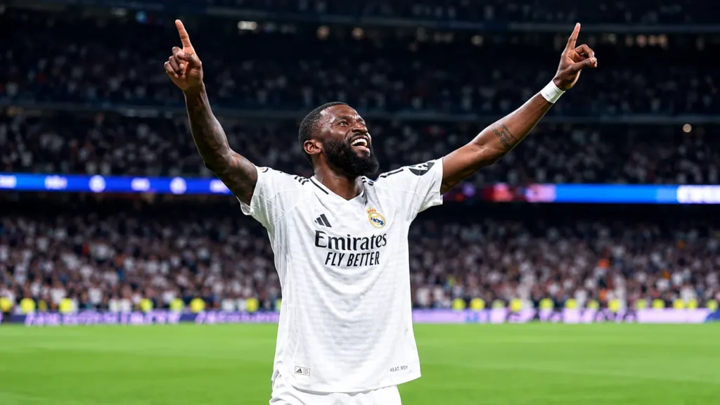 Jogador do Real Madrid Rudiger