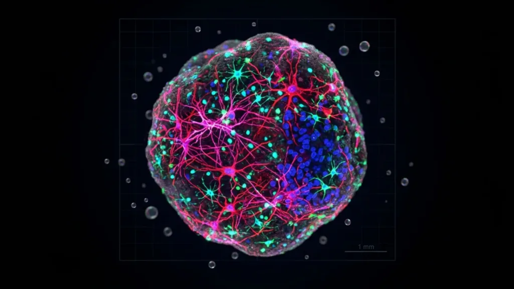 Como o Espaço Está Ajudando a Medicina a Investigar o Envelhecimento Humano 1 Minicérebros e Doenças Neurodegenerativas