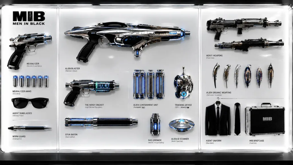 Arsenal secreto MIB