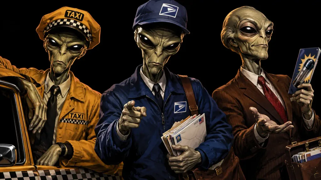 Disfarces alienígenas comuns