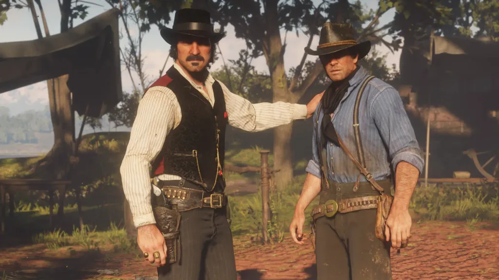 Red Dead Redemption | O Fim do Velho Oeste e a Morte de Uma Era 2 Dutch e Arthur juntos