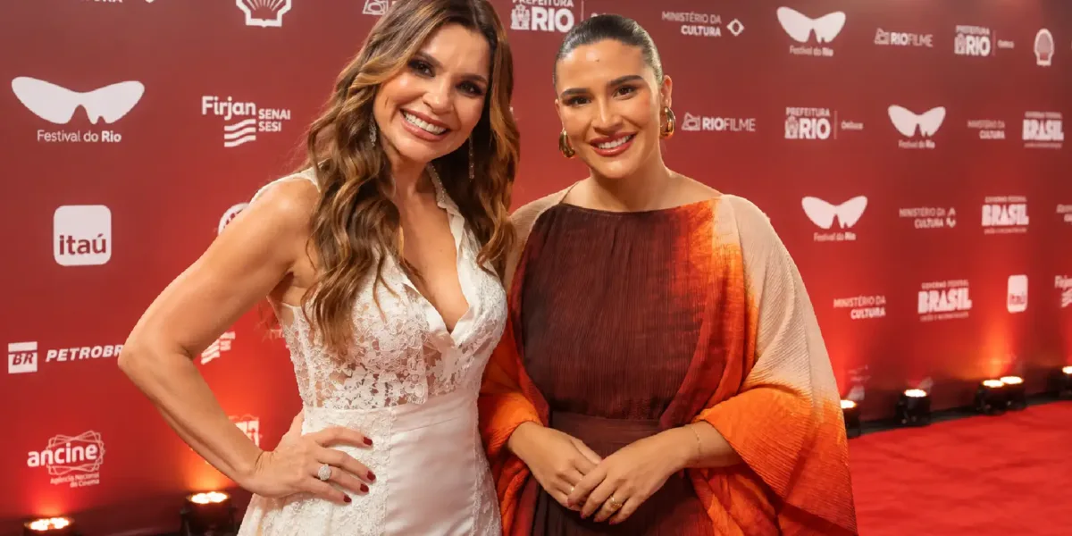 Flavia alessandra e Julia Festival do rio