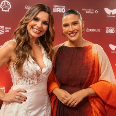 Flavia alessandra e Julia Festival do rio