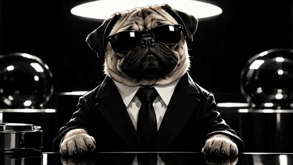Frank, o agente canino da agência