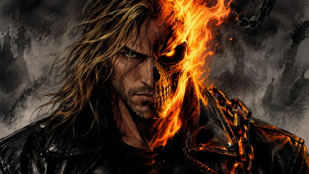Dualidade do Motoqueiro e Johnny Blaze