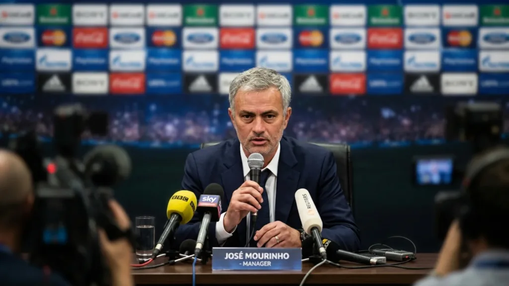 Endrick Pode Deixar o Real Madrid em Janeiro Após Pouco Espaço 1 José Mourinho coletiva