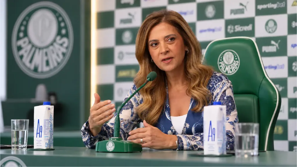 Vasco e Palmeiras: Negociação de SAF e Ligações Familiares Levantam Suspeitas de Conflito de Interesses 2 Leila Pereira Palmeiras SAF