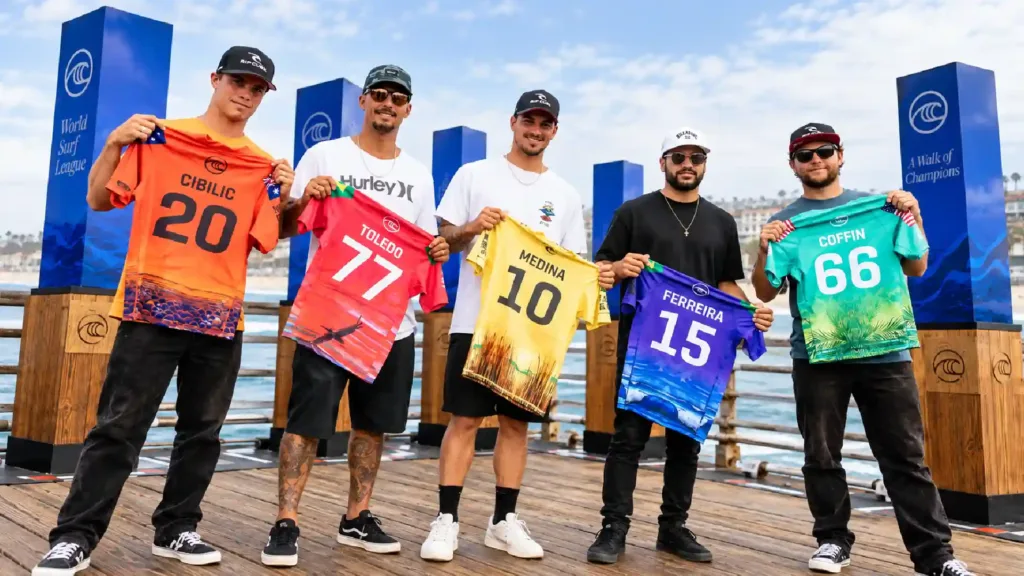Mundial de Surfe atletas