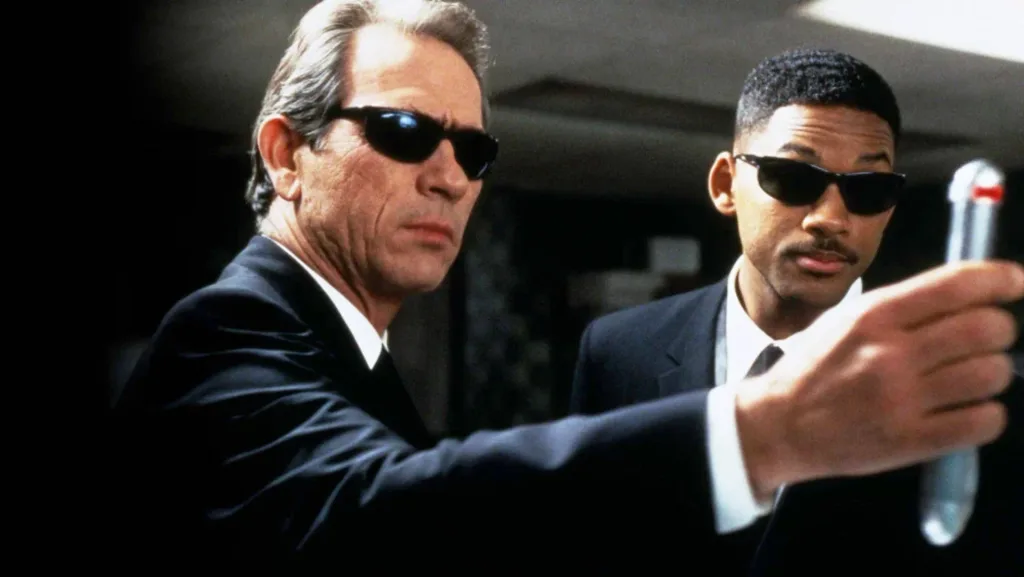Agentes J e K com o neuralizador