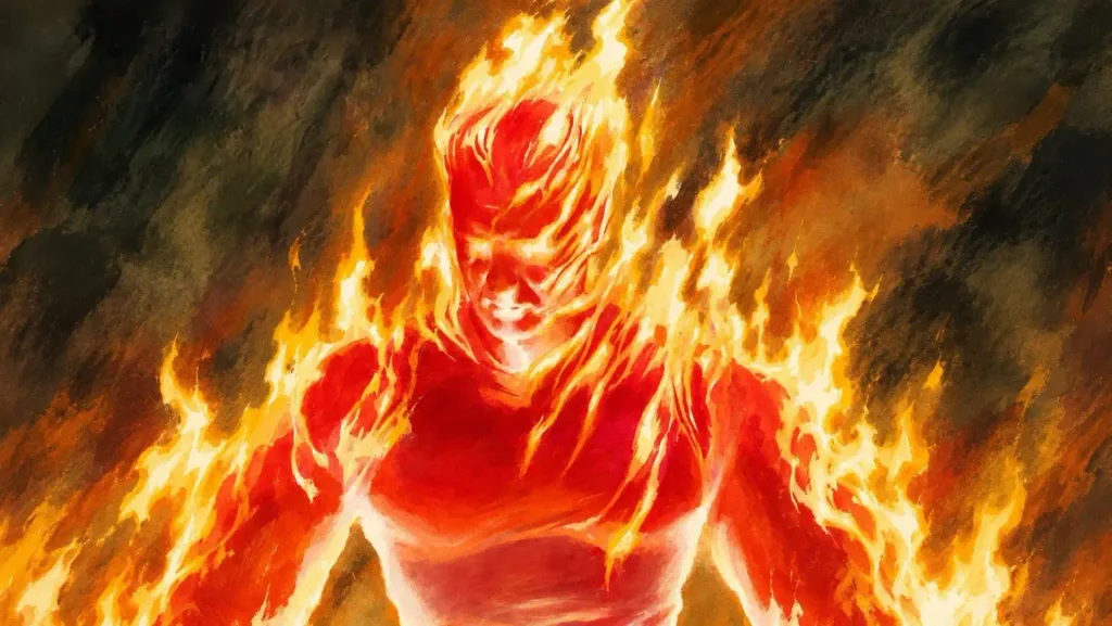 O Tocha Humana Original | O Herói Esquecido que Mudou a História da Marvel 7 Alex Ross Tocha Humana Annotated Marvel