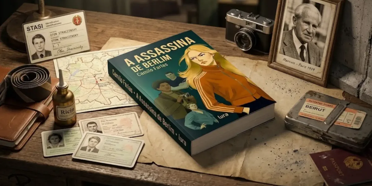 A Assassina de Berlim | Quando se Encara o Lince, o Lince Encara de Volta A Assassina de Berlim Camilo Farias Editora Lura Capa
