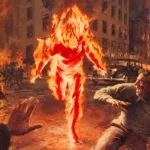 Tocha Humana original marvel